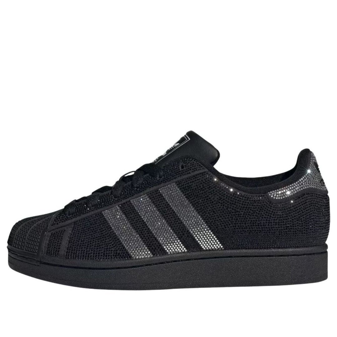 ADIDAS SUPERSTAR II RHINESTONE BLACK SILVER (WOMEN&