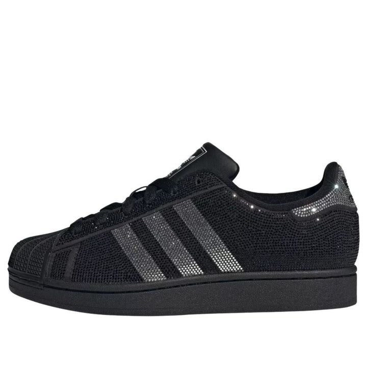 ADIDAS SUPERSTAR II RHINESTONE BLACK SILVER (WOMEN&