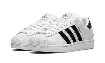 ADIDAS SUPERSTAR II WHITE BLACK BEADED STRIPES WOMENS — Stock