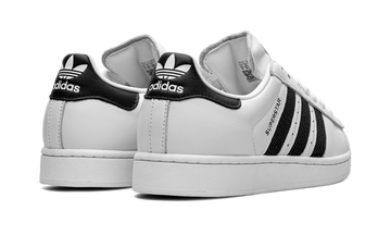 ADIDAS SUPERSTAR II WHITE BLACK BEADED STRIPES WOMENS — Stock