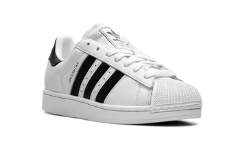 ADIDAS SUPERSTAR II WHITE BLACK BEADED STRIPES WOMENS — Stock