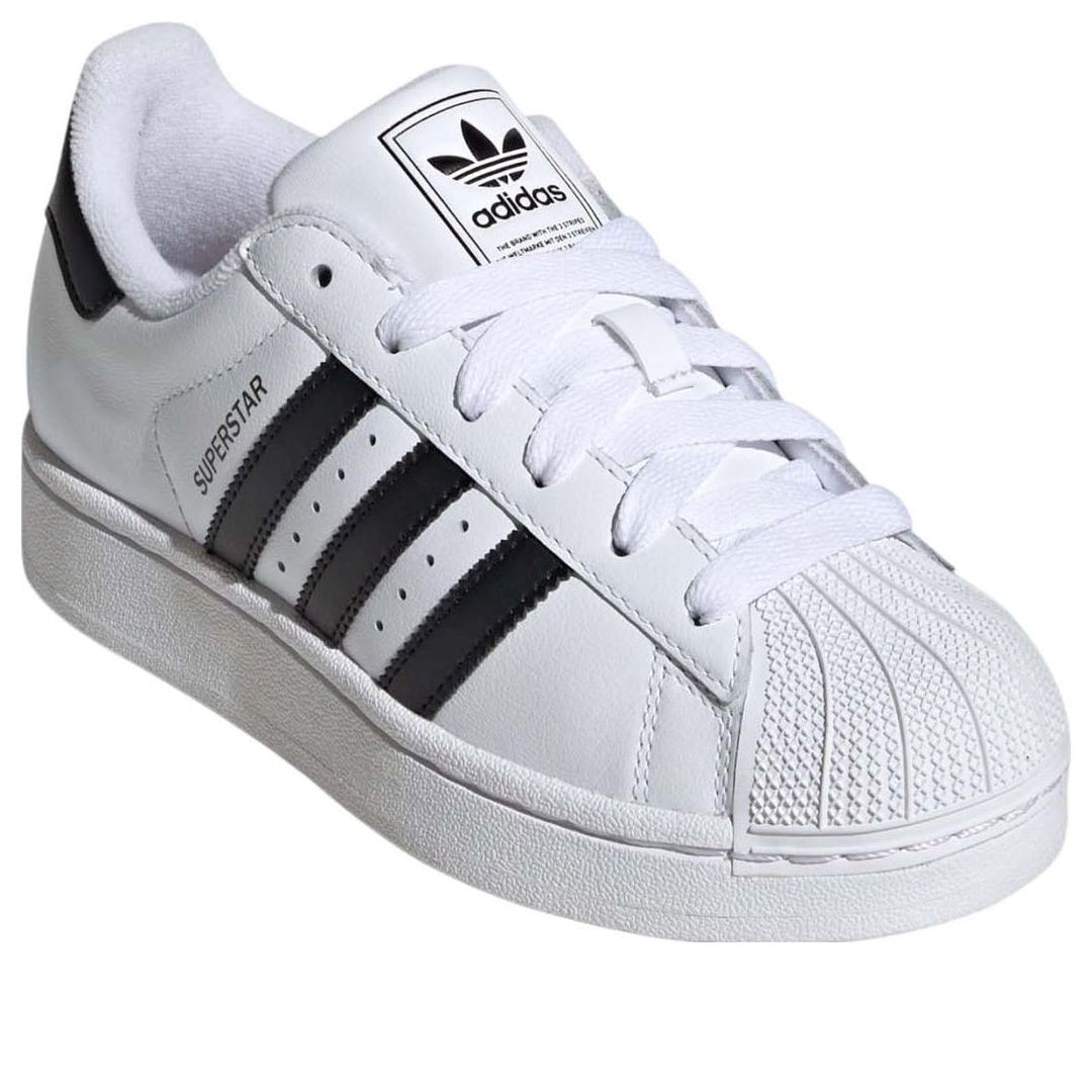 ADIDAS SUPERSTAR II WHITE BLACK (GS)