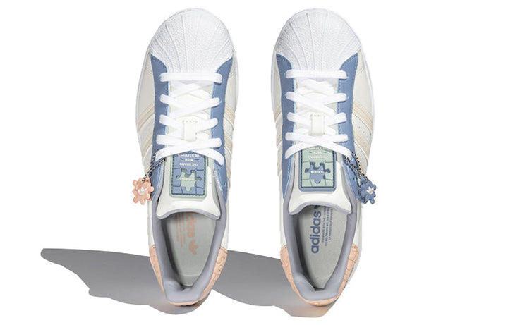 ADIDAS SUPERSTAR PUZZLE OFF WHITE ECRU TINT