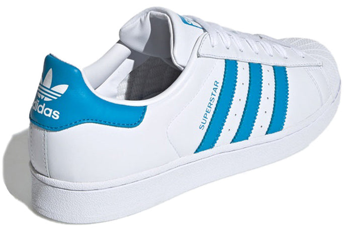 ADIDAS SUPERSTAR WHITE BLUE
