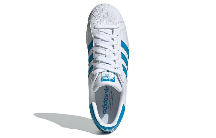 ADIDAS SUPERSTAR WHITE BLUE