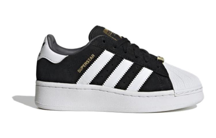ADIDAS SUPERSTAR XLG CORE BLACK CLOUD WHITE GREY GS