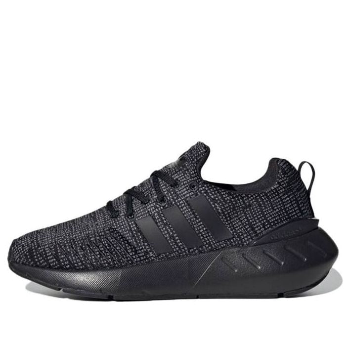 ADIDAS SWIFT RUN 22 CORE BLACK GREY CLOUD WHITE GS