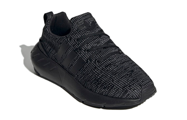 ADIDAS SWIFT RUN 22 CORE BLACK GREY CLOUD WHITE GS