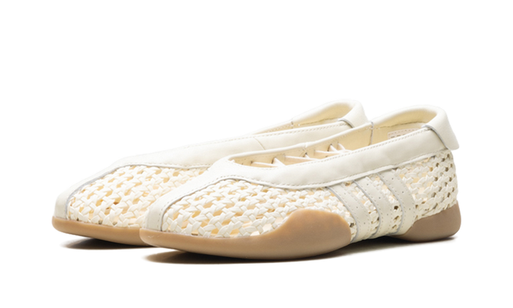 ADIDAS TAEKWONDO MEI BALLET BASKETWEAVE CREAM WHITE (WOMEN&