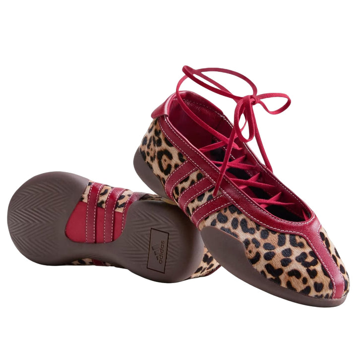 ADIDAS TAEKWONDO MEI BALLET LEOPARD PRINT TEAM VICTORY RED (WOMEN&