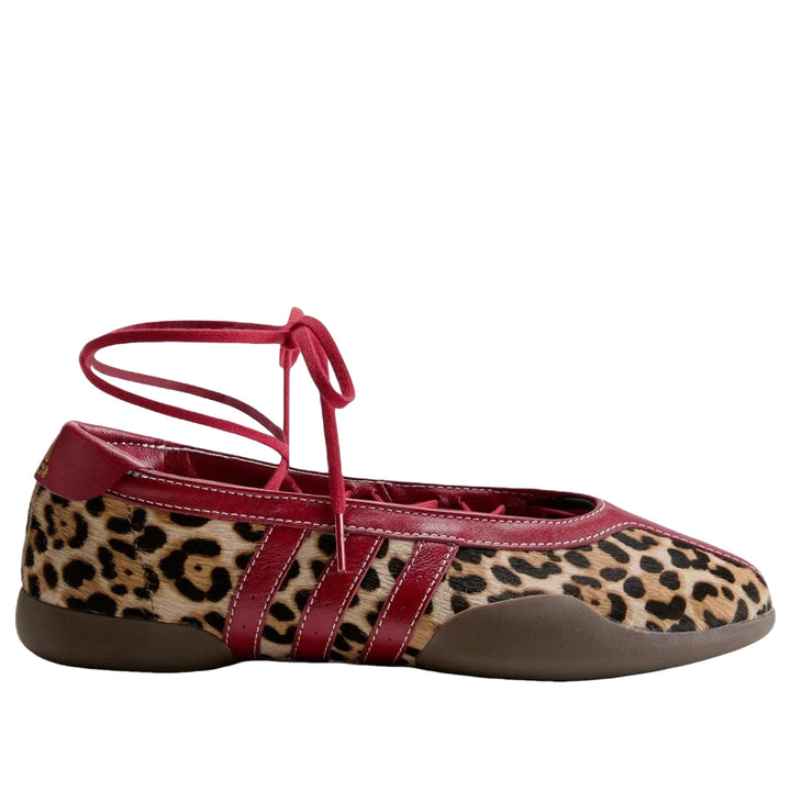 ADIDAS TAEKWONDO MEI BALLET LEOPARD PRINT TEAM VICTORY RED (WOMEN&