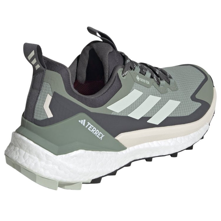 ADIDAS TERREX FREE HIKER 2.0 LOW GORE-TEX SILVER GREEN LINEN GREEN GREY SIX WOMENS
