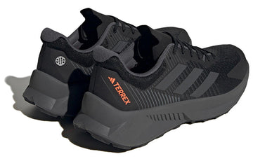 ADIDAS TERREX SOULSTRIDE FLOW TRAIL CORE BLACK GREY IMPACT ORANGE — Stock