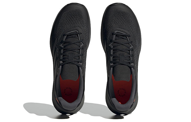 ADIDAS TERREX SOULSTRIDE FLOW TRAIL CORE BLACK GREY IMPACT ORANGE