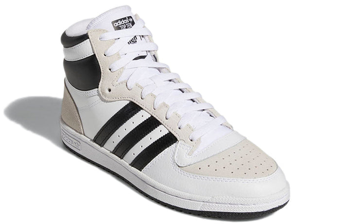 ADIDAS TOP TEN HI WHITE BLACK TAUPE