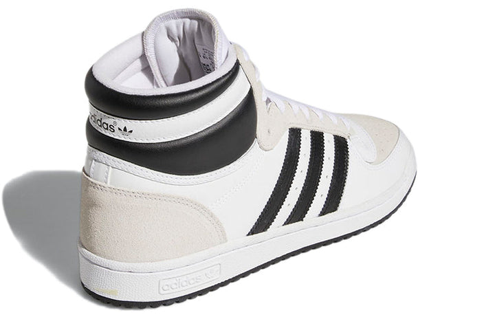 ADIDAS TOP TEN HI WHITE BLACK TAUPE