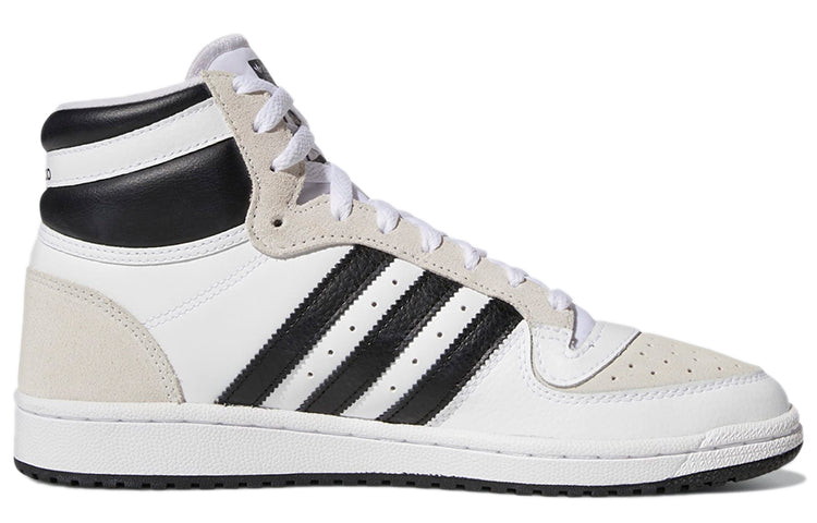 ADIDAS TOP TEN HI WHITE BLACK TAUPE