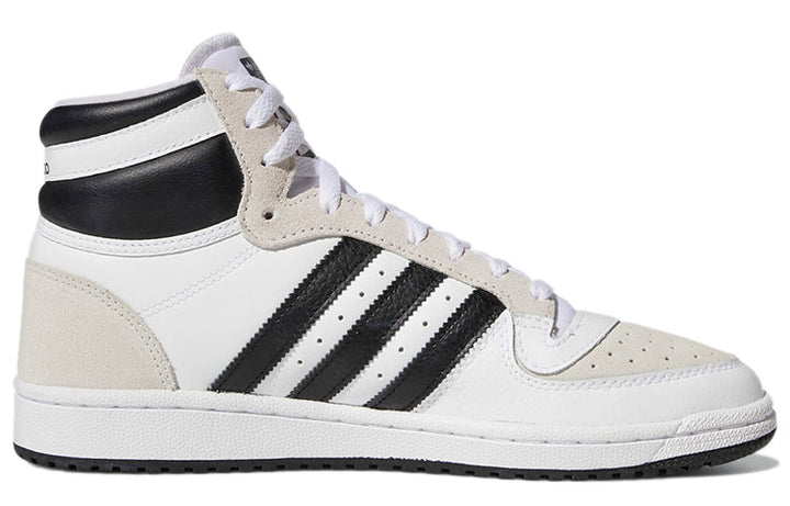 ADIDAS TOP TEN HI WHITE BLACK TAUPE