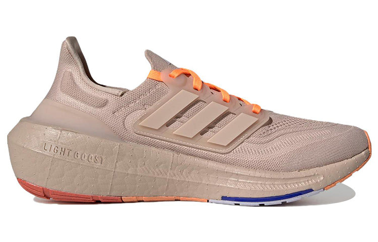 ADIDAS ULTRA BOOST LIGHT WONDER TAUPE SOLAR RED