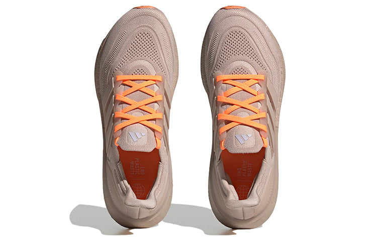ADIDAS ULTRA BOOST LIGHT WONDER TAUPE SOLAR RED