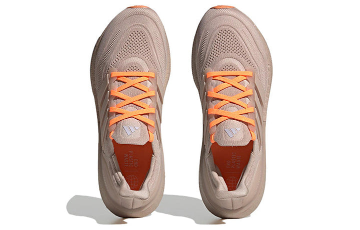 ADIDAS ULTRA BOOST LIGHT WONDER TAUPE SOLAR RED