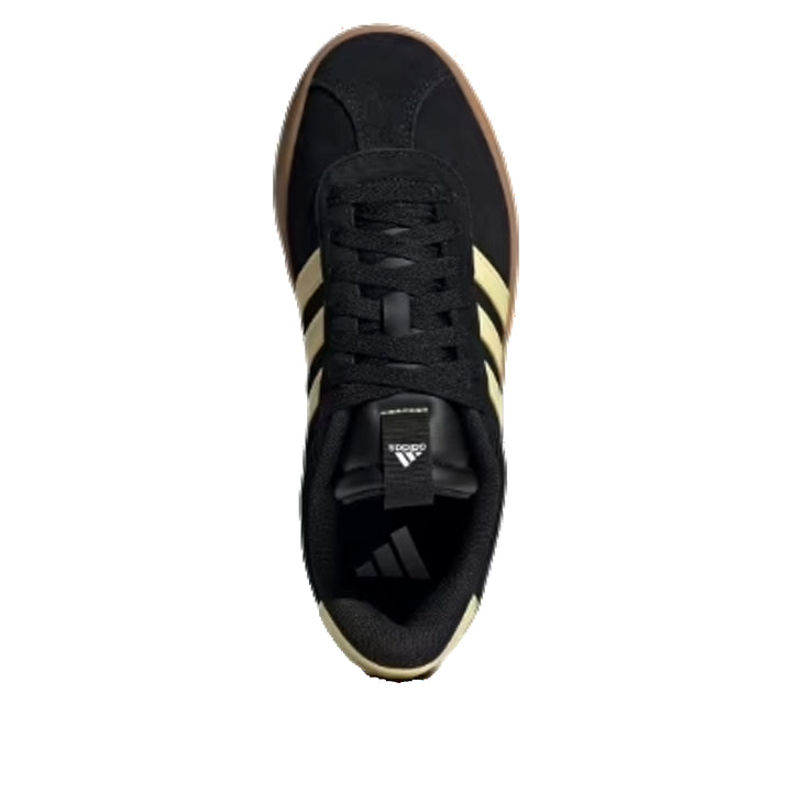 ADIDAS VL COURT 3.0 CORE BLACK ALMOST YELLOW CLOUD WHITE WOMENS