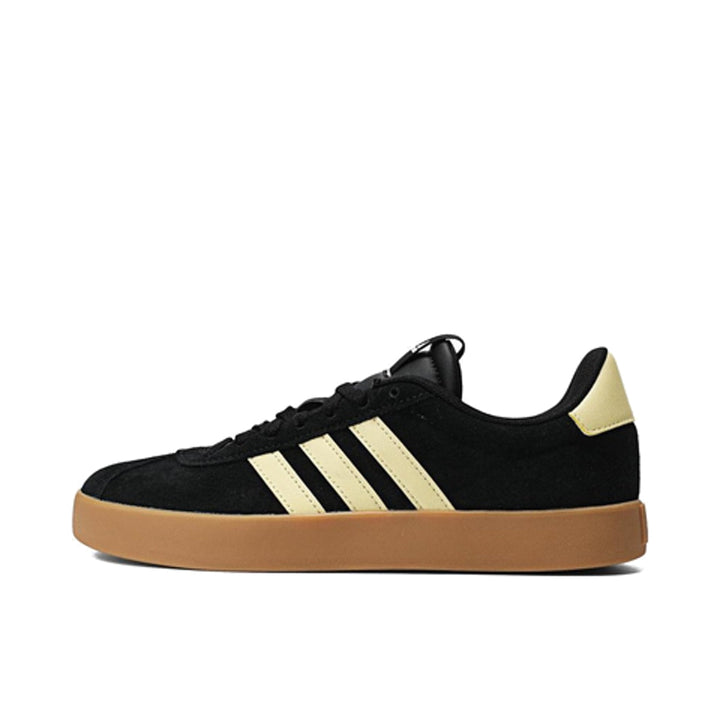 ADIDAS VL COURT 3.0 CORE BLACK ALMOST YELLOW CLOUD WHITE WOMENS