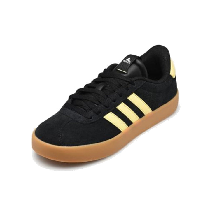 ADIDAS VL COURT 3.0 CORE BLACK ALMOST YELLOW CLOUD WHITE WOMENS