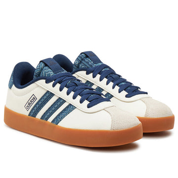 ADIDAS VL COURT 3.0 OFF WHITE NIGHT INDIGO GUM WOMENS — Stock