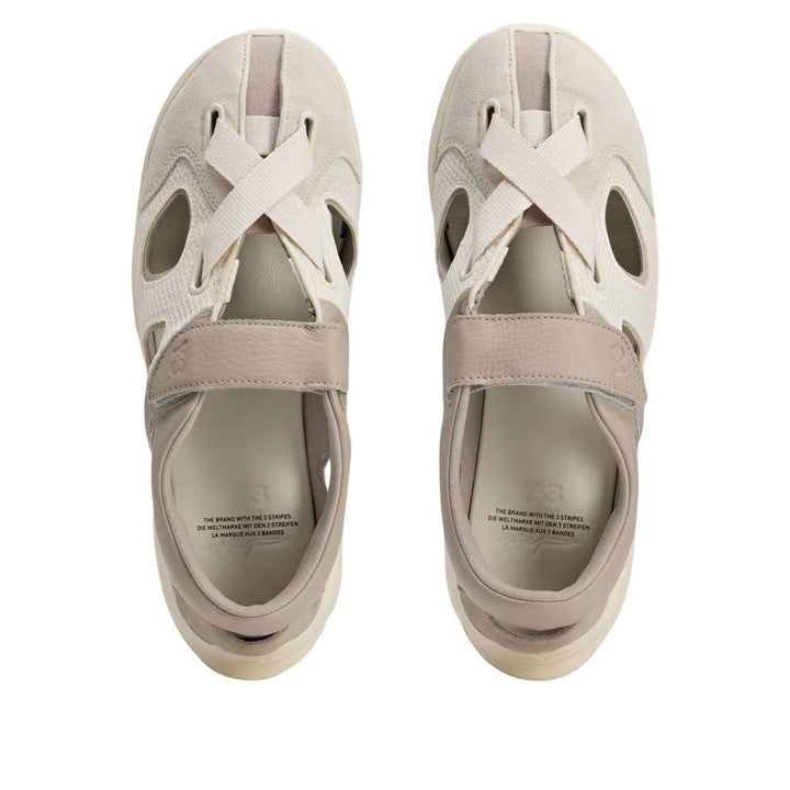 ADIDAS Y-3 GSG9 SANDAL OFF WHITE LIGHT BROWN