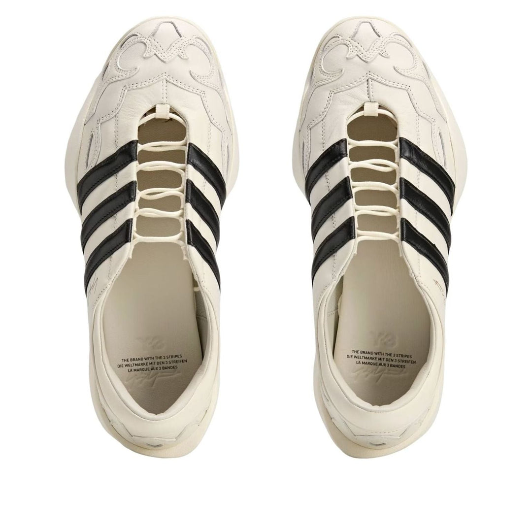 ADIDAS Y-3 REGU MARY JANE OFF WHITE BLACK