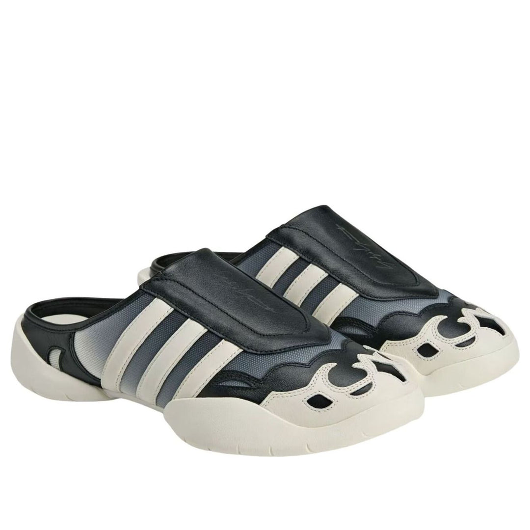 ADIDAS Y-3 REGU MULE BLACK OFF WHITE