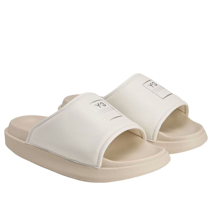 ADIDAS Y-3 SLIDE OFF WHITE ALUMINA