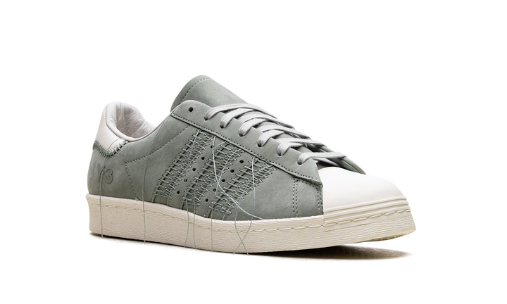 ADIDAS Y-3 SUPERSTAR SILVER GREEN OFF WHITE LIGHT BROWN