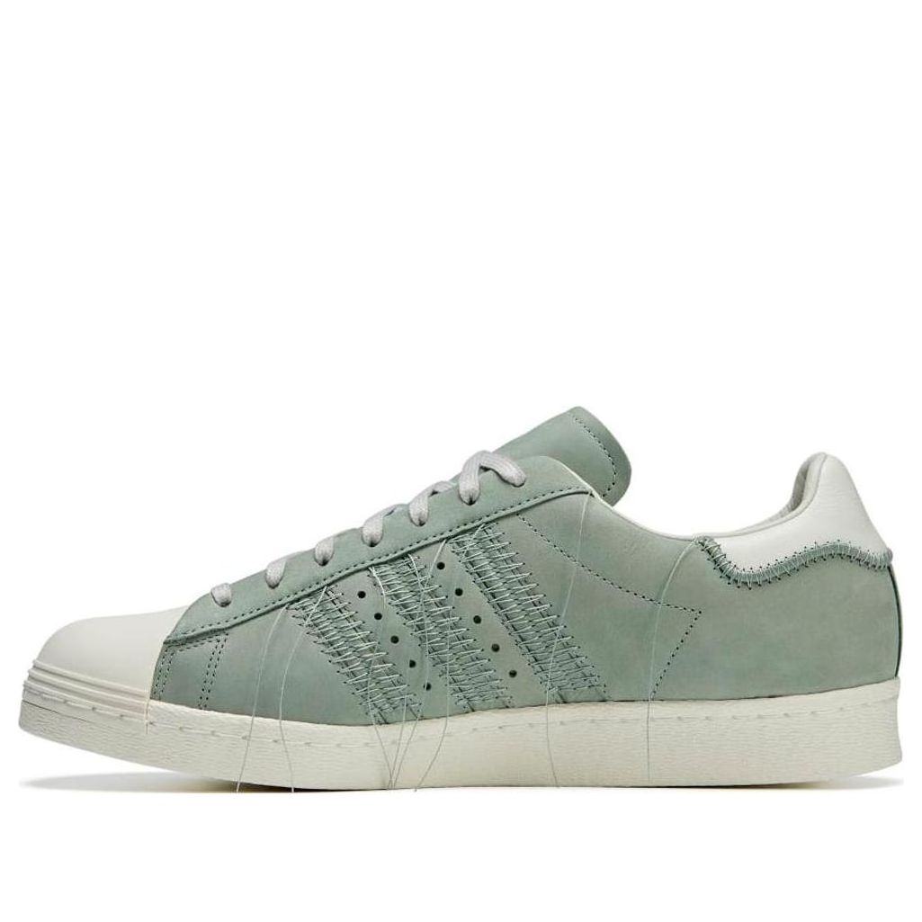 ADIDAS Y-3 SUPERSTAR SILVER GREEN OFF WHITE LIGHT BROWN