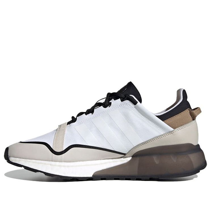 ADIDAS ZX 2K BOOST PURE WHITE BROWN BLACK