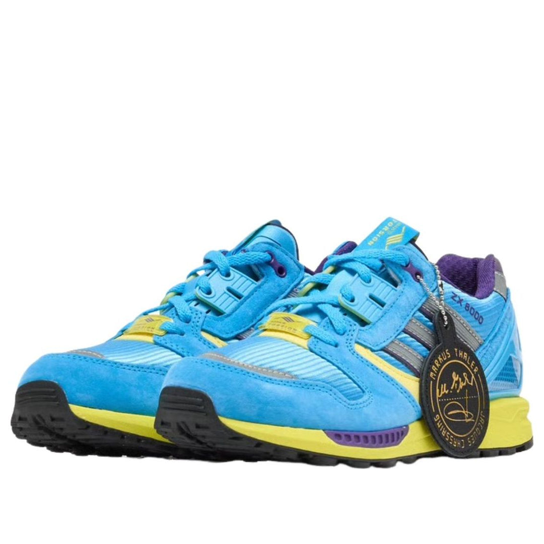 ADIDAS ZX 8000 CONSORTIUM BLUE GLOW UNITY PURPLE — Stock 