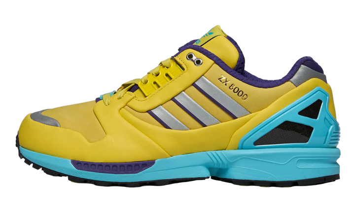ADIDAS ZX 8000 CONSORTIUM YELLOW BLUE GLOW