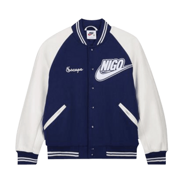 NIKE X NIGO NRG VARSITY JACKET NAVY — Stock