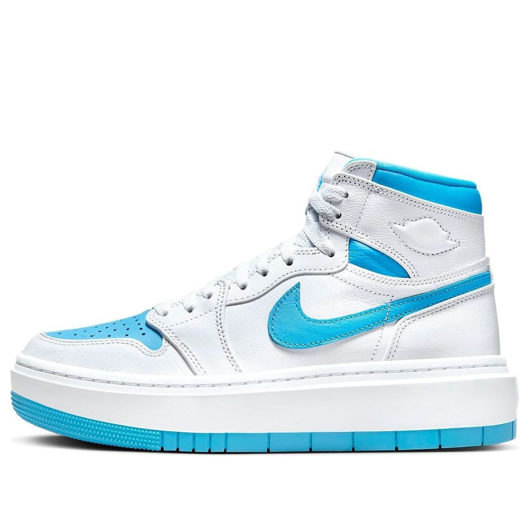 AIR JORDAN 1 ELEVATE HIGH WHITE DARK POWDER BLUE WOMENS
