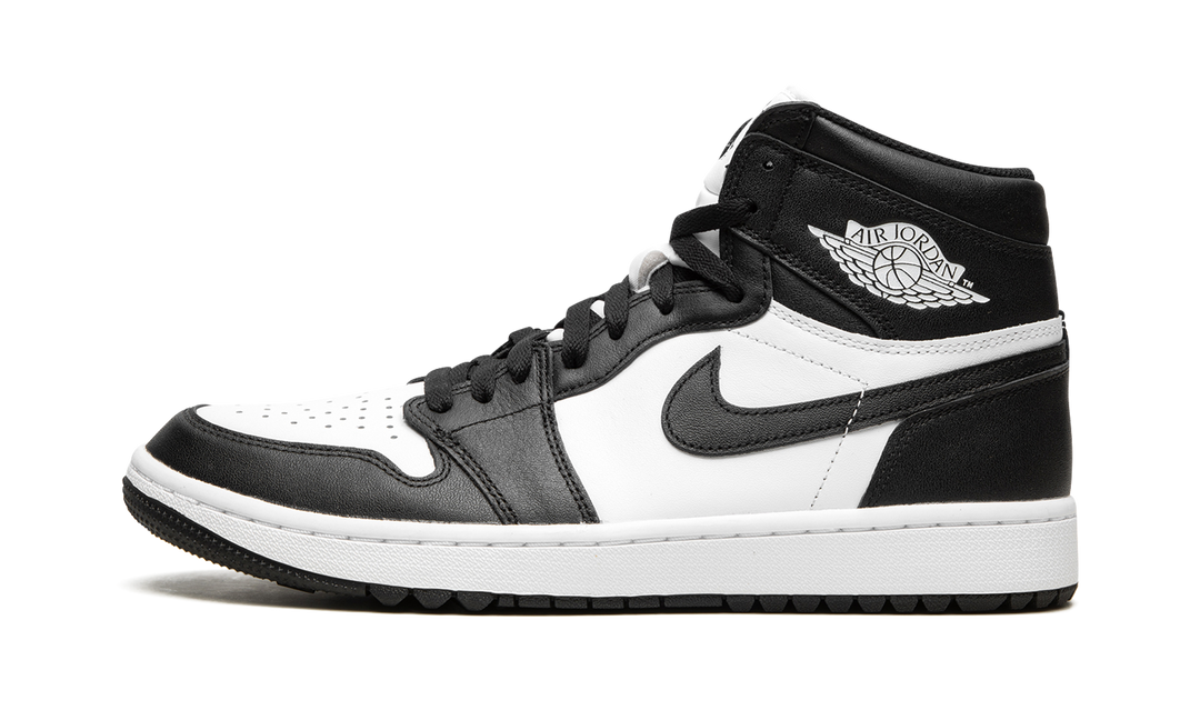 AIR JORDAN 1 HIGH GOLF BLACK WHITE