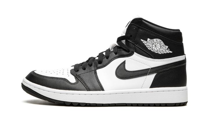 AIR JORDAN 1 HIGH GOLF BLACK WHITE