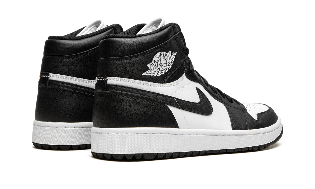 AIR JORDAN 1 HIGH GOLF BLACK WHITE
