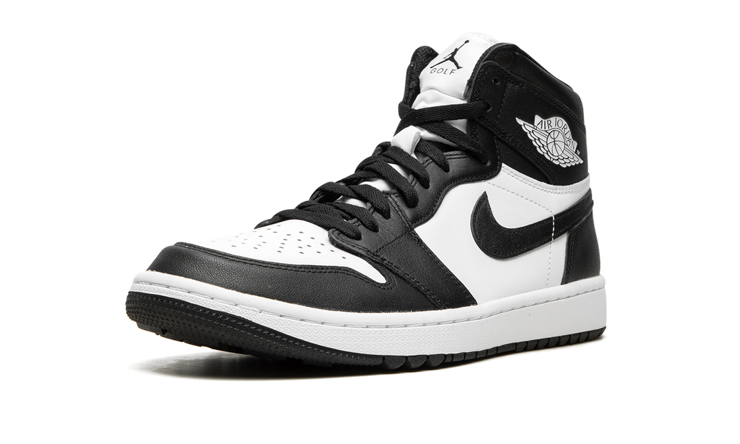 AIR JORDAN 1 HIGH GOLF BLACK WHITE