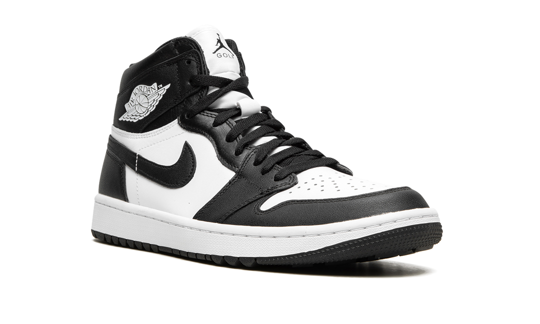 AIR JORDAN 1 HIGH GOLF BLACK WHITE