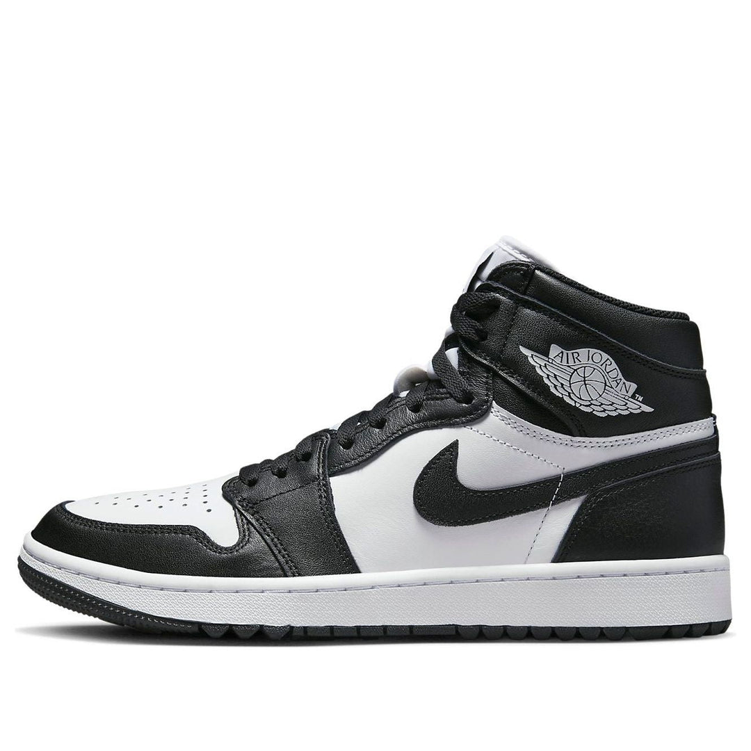 AIR JORDAN 1 HIGH GOLF BLACK WHITE