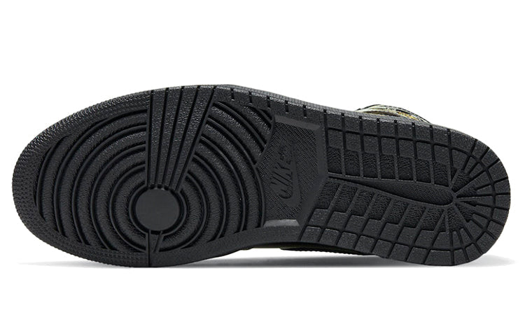 AIR JORDAN 1 HIGH OG PATENT BLACK GOLD