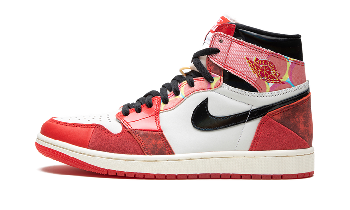 AIR JORDAN 1 HIGH X SPIDER-MAN ACROSS THE SPIDER-VERSE RED BLACK