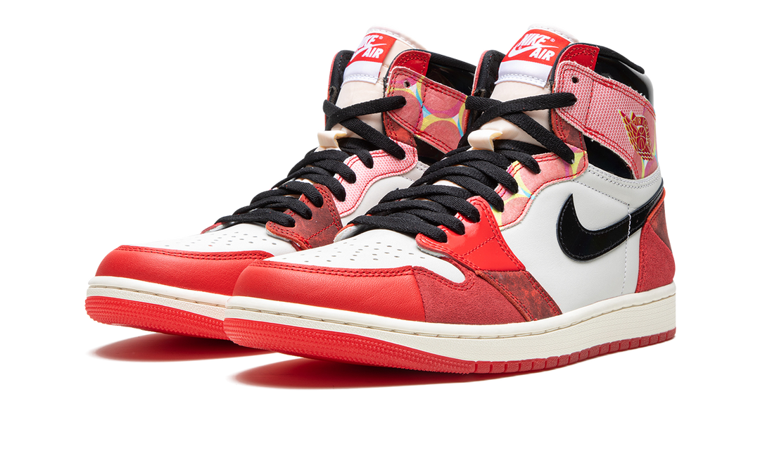 AIR JORDAN 1 HIGH X SPIDER-MAN ACROSS THE SPIDER-VERSE RED BLACK
