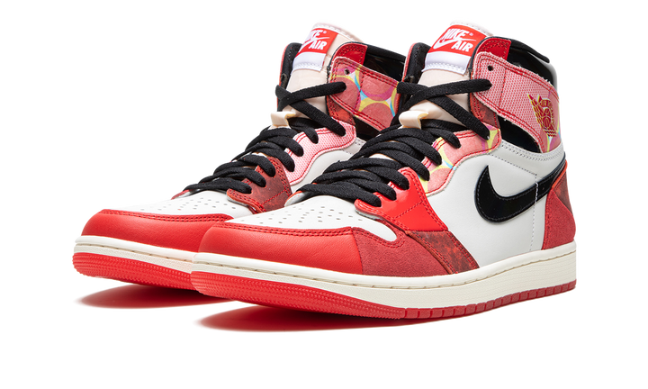 AIR JORDAN 1 HIGH X SPIDER-MAN ACROSS THE SPIDER-VERSE RED BLACK